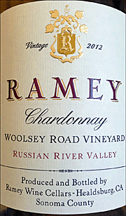 Ramey 2012 Woolsey Road Vineyard Chardonnay