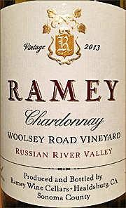 Ramey 2013 Woolsey Road Chardonnay