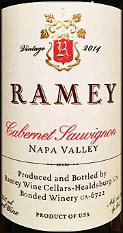 Ramey 2014 Napa Valley Cabernet Sauvignon