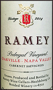 Ramey 2014 Pedregal Cabernet Sauvignon