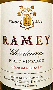 Ramey 2014 Platt Vineyard Chardonnay