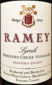 Ramey 2014 Rodgers Creek Syrah