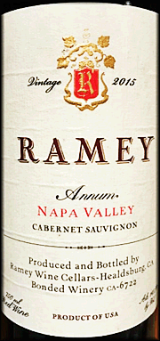 Ramey 2015 Annum Cabernet Sauvignon