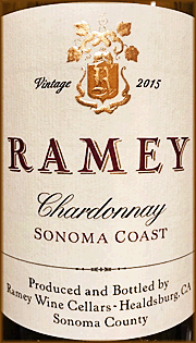 Ramey 2015 Sonoma Coast Chardonnay