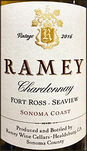 Ramey 2016 Fort Ross Seaview Chardonnay