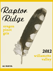Raptor Ridge 2012 Pinot Gris