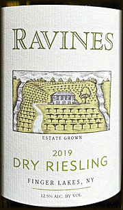 Ravines 2019 Dry Riesling