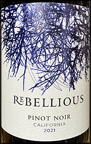 Rebellious 2021 Pinot Noir 