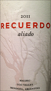 Recuerdo 2011 Aliado Malbec