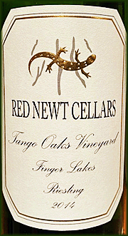 Red Newt 2014 Tango Oaks Riesling