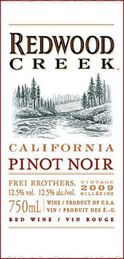 Redwood Creek 2009 Pinot Noir