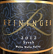 Reininger 2012 Walla Walla Syrah