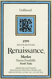 Renaissance 1999 Merlot