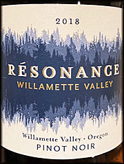 Resonance 2018 Willamette Valley Pinot Noir