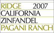 Ridge 2007 Pagani Ranch Zinfandel