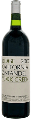 Ridge 2007 York Creek Zinfandel