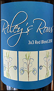 Riley's Rows 2018 3x3 Proprietary Red Wine