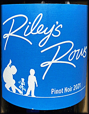 Riley's Rows 2021 Pinot Noir