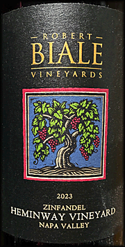 Robert Biale 2023 Heminway Vineyard Zinfandel
