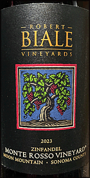 Robert Biale 2023 Monte Rosso Zinfandel