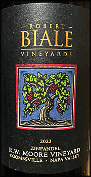 Robert Biale 2023 R.W. Moore Zinfandel