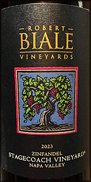 Robert Biale 2023 Stagecoach Zinfandel