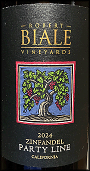 Robert Biale 2024 Party Line Zinfandel