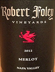 Robert Foley 2012 Merlot