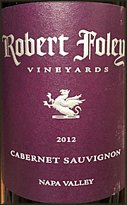 Robert Foley 2012 Napa Valley Cabernet Sauvignon