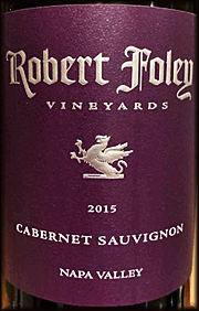 Robert Foley 2015 Napa Valley Cabernet Sauvignon