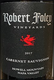 Robert Foley 2017 Howell Mountain Cabernet Sauvignon