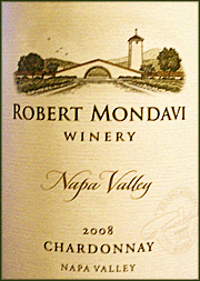 Robert Mondavi 2008 Napa Valley Chardonnay
