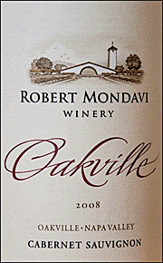 Mondavi 2008 Oakville Cabernet