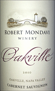 Robert Mondavi 2010 Oakville Cabernet