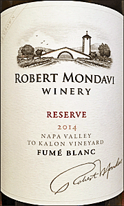 Mondavi 2014 To Kalon Fume Blanc 