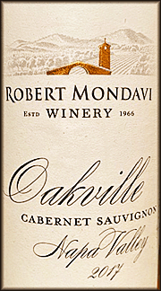 Robert Mondavi 2017 Oakville Cabernet Sauvignon