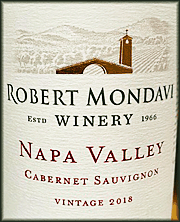 Robert Mondavi 2018 Napa Valley Cabernet Sauvignon