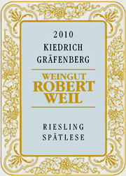 Robert Weil 2010 Kiedrich Grafenberg Spatlese Riesling