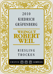 Robert Weil 2010 Kiedrich Trocken Grafenberg Riesling