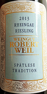 Robert Weil 2013 Spatlese Tradition Riesling