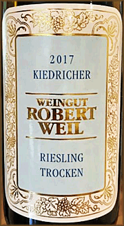 Robert Weil 2017 Kiedricher Trocken Riesling