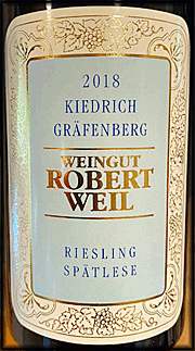 Robert Weil 2018 Kiedrich Grafenberg Spatlese Riesling