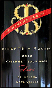 Roberts + Rogers 2018 Louer Signature Series Cabernet Sauvignon
