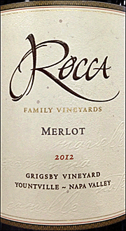 Rocca 2012 Grigsby Merlot