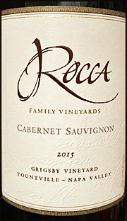 Rocca 2015 Grigsby Cabernet Sauvignon