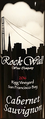 Rock Wall 2016 Rigg Vineyard Cabernet Sauvignon
