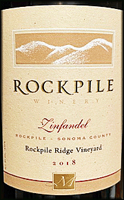 Rockpile 2018 Rockpile Ridge Zinfandel