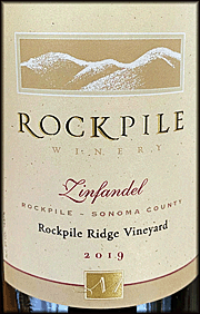 Rockpile 2019 Rockpile Ridge Zinfandel