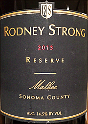 Rodney Strong 2013 Reserve Malbec