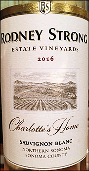 Rodney Strong 2016 Charlotte's Home Sauvignon Blanc